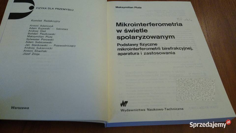 Mikrointerferometria w świetle spolary fizyka, astronomia Gdańsk