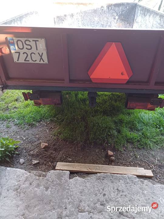 przyczepka jednoosiowa wywrotka nieuszkodzony