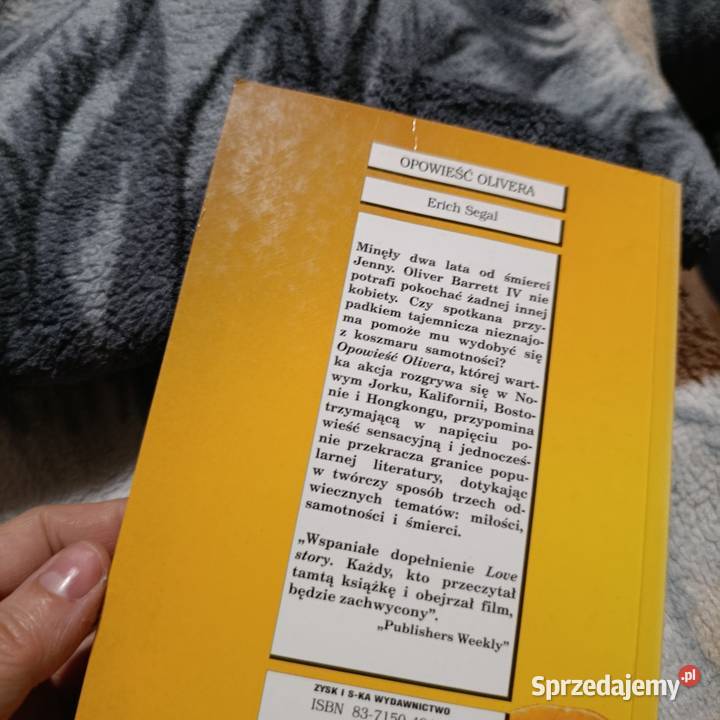 książka Opowieść Olivera autorstwa Ericha Segala wielkopolskie Poznań