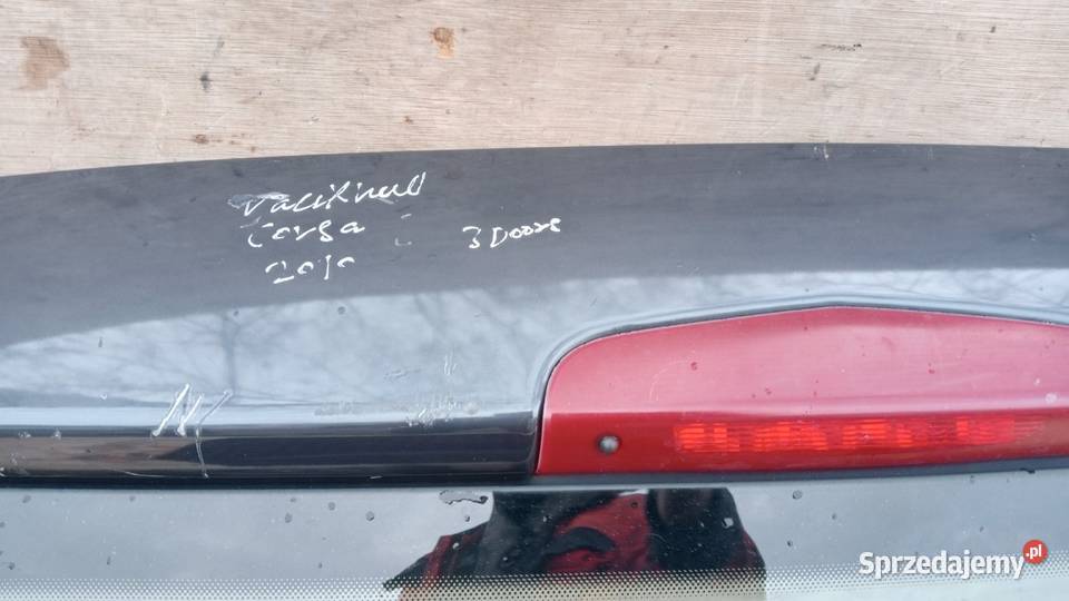 OPEL CORSA D HB 3D KLAPA TYŁ Z168 Zbierkowo