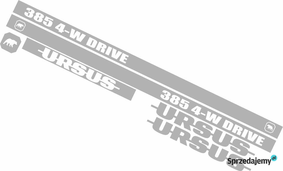 Naklejki ursus c 385 4w drive