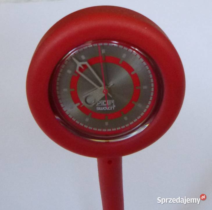 Stojący zegarek POP Swatch na nóżce