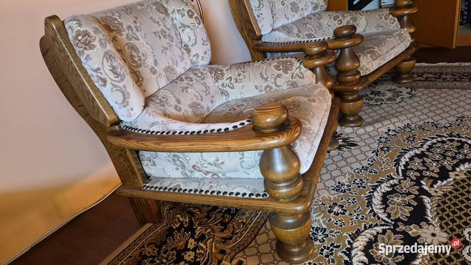 Sofa fotele elegancki komplet mebli Sypniewo
