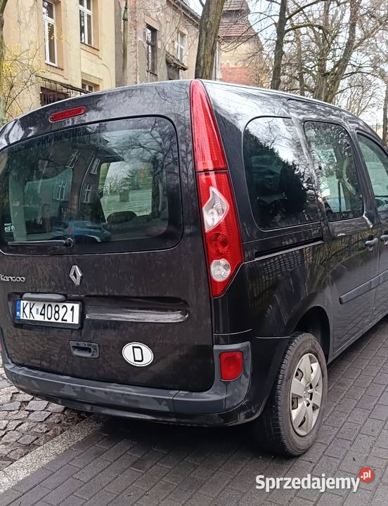 Renault Kangoo 2009 benzyna przebieg 187000 1600cm3 Samochody osobowe małopolskie