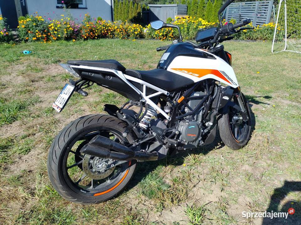 KTM Duke 390 lubelskie Wola Lisowska