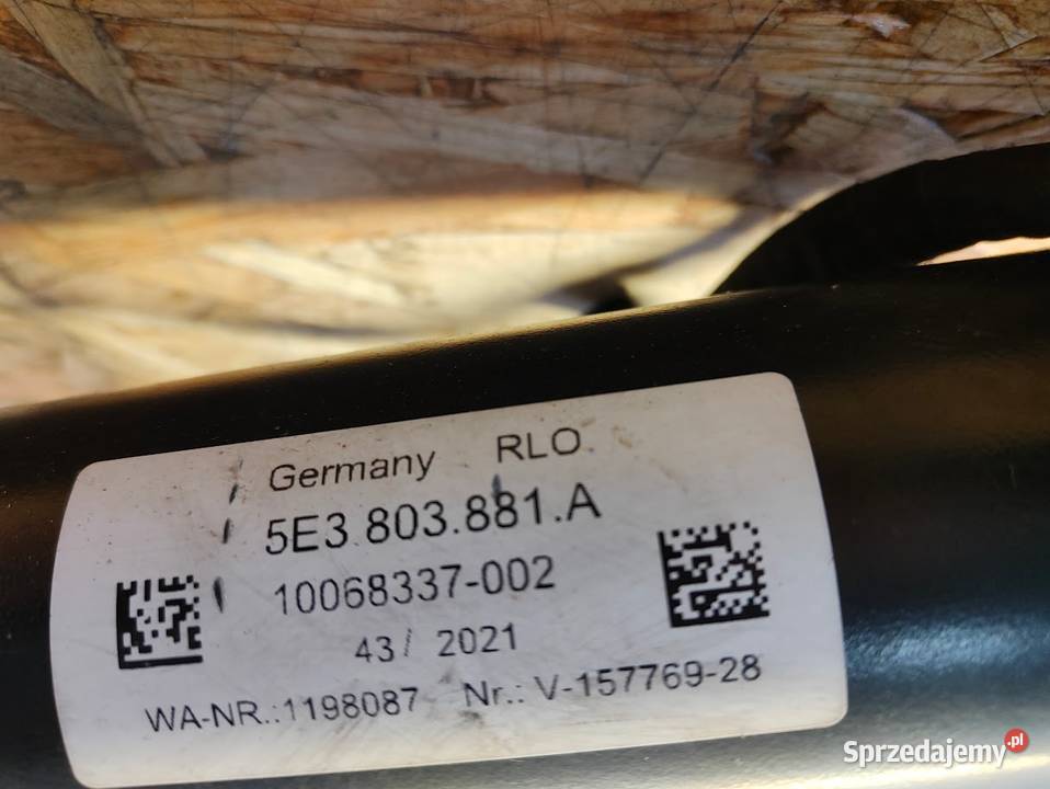 Hak Holowniczy Skoda Octavia IV 5E3803881A Pleszew sprzedam