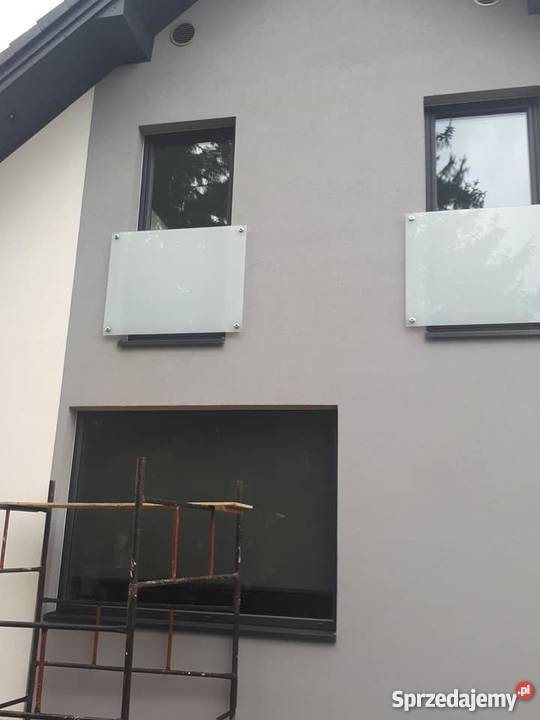 Balustrada szklana na balkon francuski dowolny Mińsk Mazowiecki sprzedam
