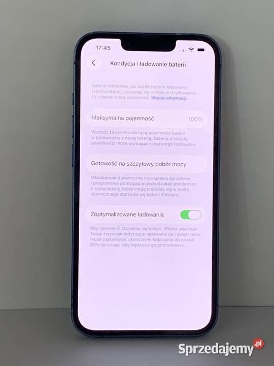 Apple iPhone 13 128GB Niebieski Apple / iPhone wielkopolskie Kalisz sprzedam