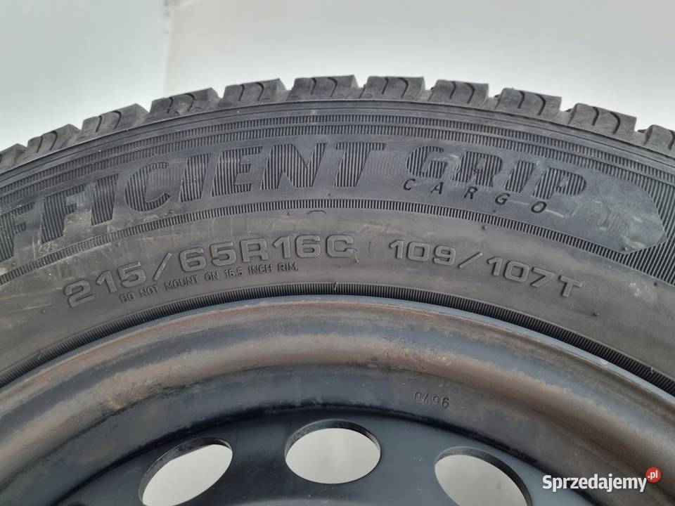 KOŁO ZAPASOWE Ford Transit Custom felga 21565 Rudka