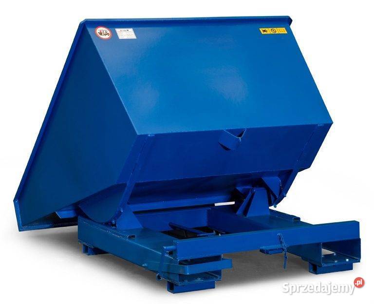 Kontener samowyładowczy 900 L nośność 1800 stal