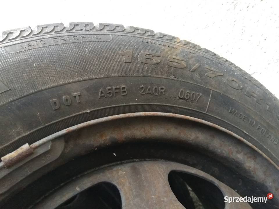 Opony z felgami 16570 R13 4 sztuki Good Year Lublin