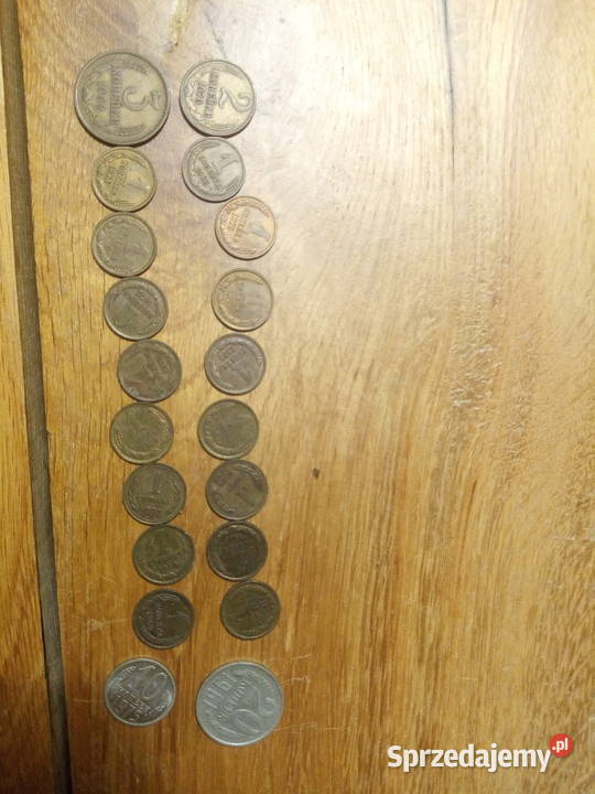 Monety cccp kopiejki zssr lata 1970