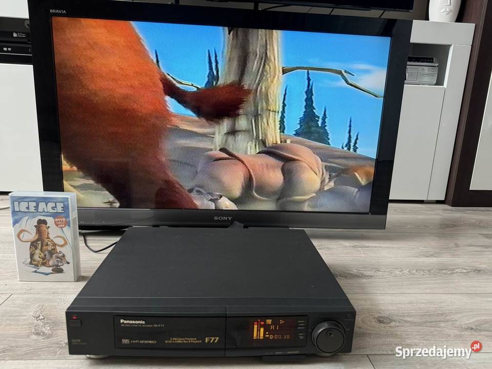 Magnetowid Panasonic NVF77 Oryginalny Pilot Magnetowidy TV i Video Szczecin sprzedam