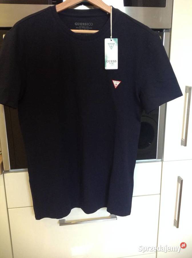 Koszulka Granatowa Męska GUESS M NOWA unisex sprzedam