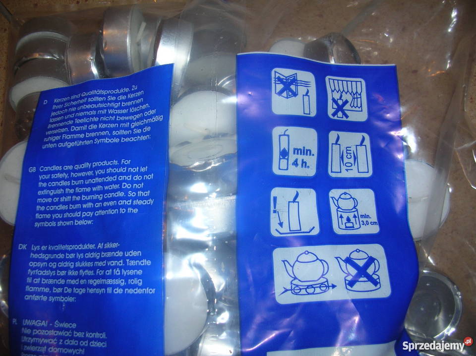 Podgrzewacze Tealights Cajove Sviecky Teelichte Siewierz sprzedam