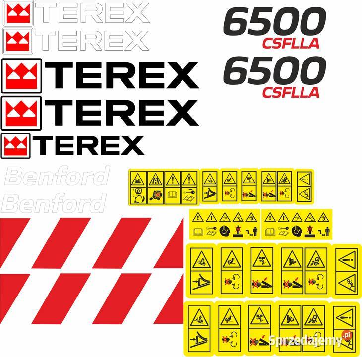Naklejki Terex 6005 Bydgoszcz