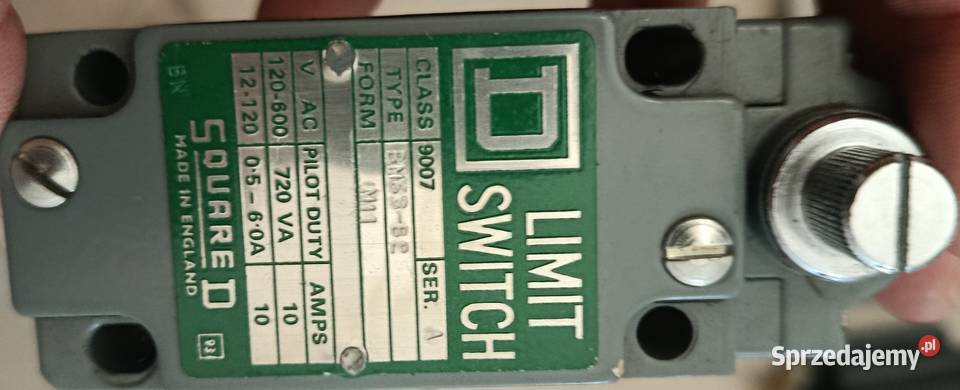 Square D Type BM63B2 class 9007 Limit swich mazowieckie Otwock