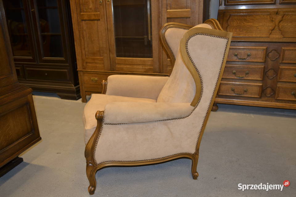 fotel ludwikowski welwet