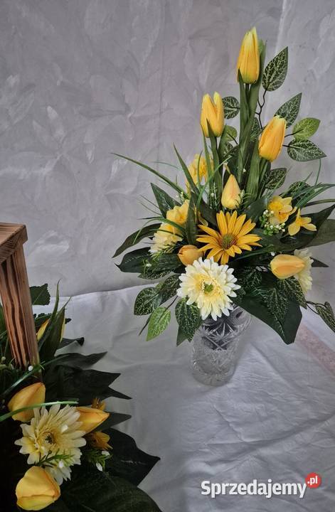 Stroik kompozycja na cmentarz w lampionie wielkopolskie Pleszew