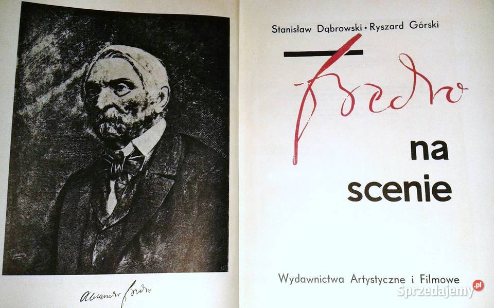 Fredro na scenie Stanisław Dąbrowski Ryszard lubelskie
