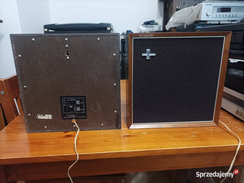 Philips HiFi internationale 4ohm 10W 19721971r Słuchawki i głośniki Lubartów
