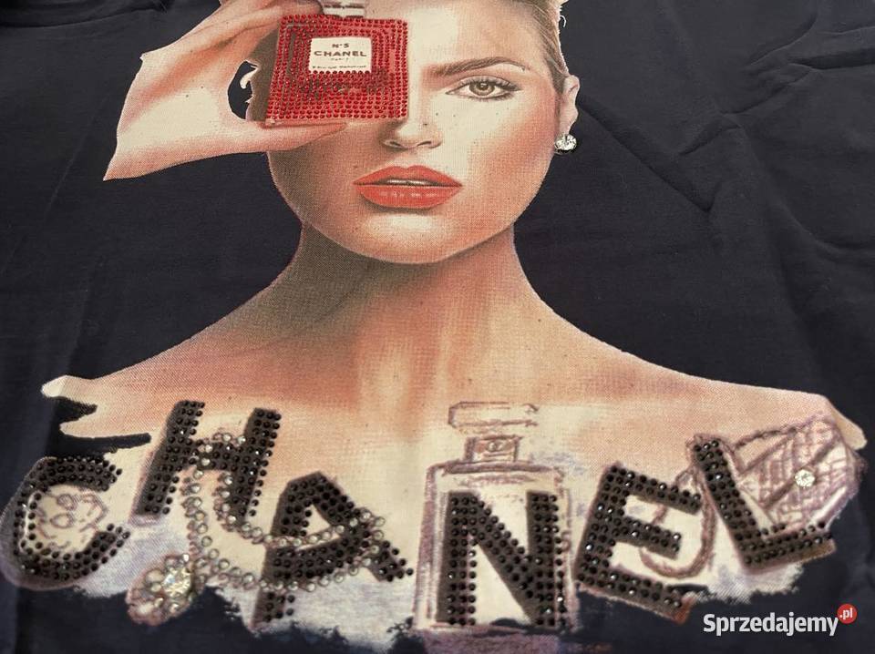 NOWA damska koszulka Chanel tshirt CC Gdynia