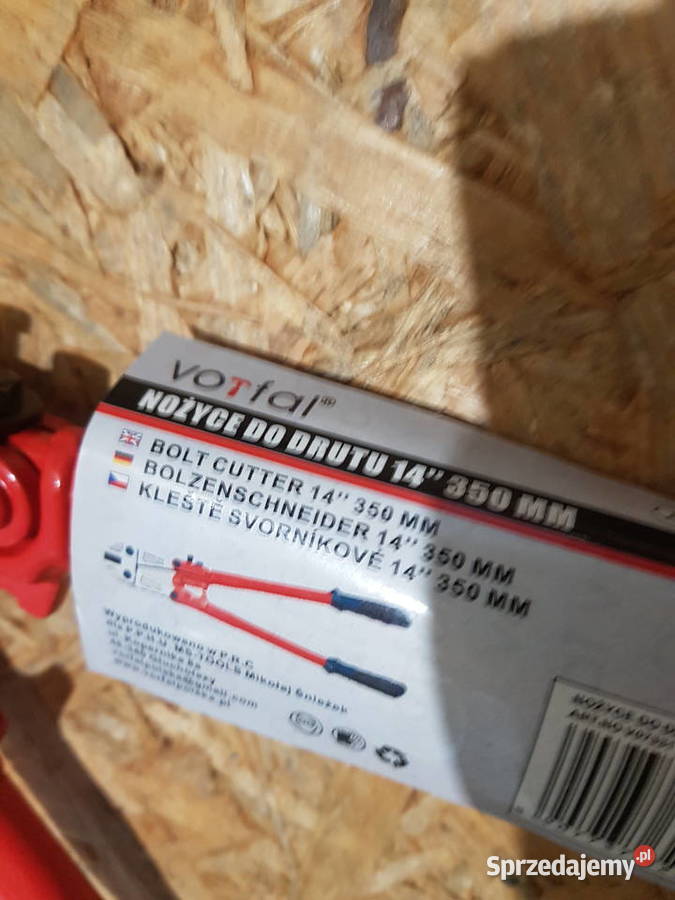 NOŻYCE DO PRĘTÓW DRUTU 350 MM vorfal Ręczne Głogowa