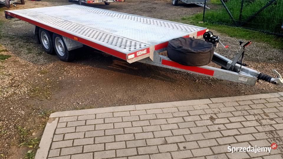 Przyczepa laweta GEWE 51x21 płaska 2700DMC Zamość