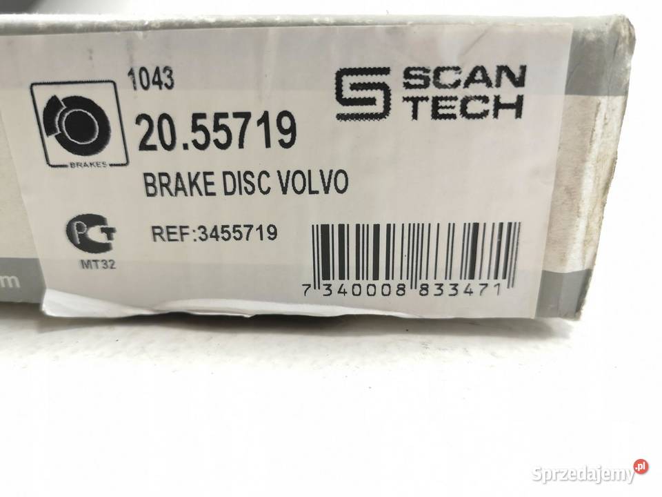 TARCZE HAMULCOWE PRZÓD LP VOLVO 440 460 480 17 Układ hamulcowy