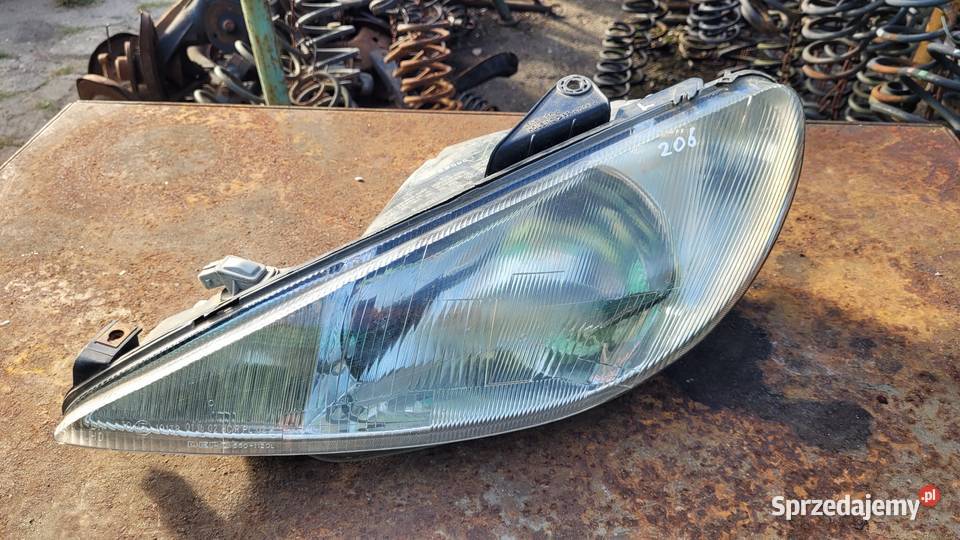 Lampa przód lewa Peugeot 206 Oświetlenie Łagów