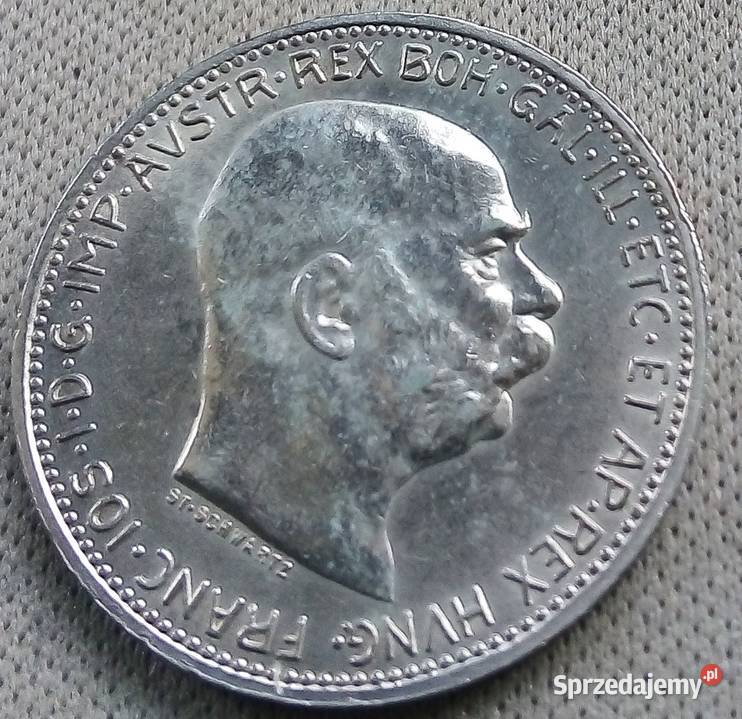 AUSTRIA1 KORONA1915 r SREBRO 835 Legionowo sprzedam