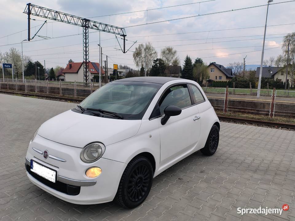 Fiat 500 12 BenzynaGAZ Sprawny 2008r Możliwa manualna Wilamowice sprzedam