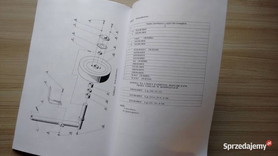 Glebogryzarka KRUK instrukcja i katalog części Stalowa Wola