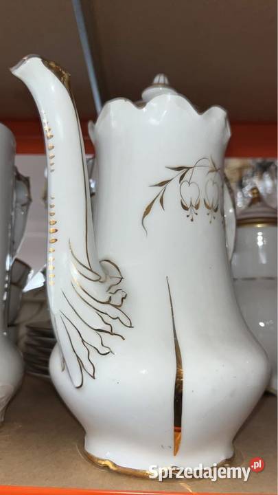 Dzbanek Secesja Z 3 kwiatkami na gałązce pomorskie Gdańsk