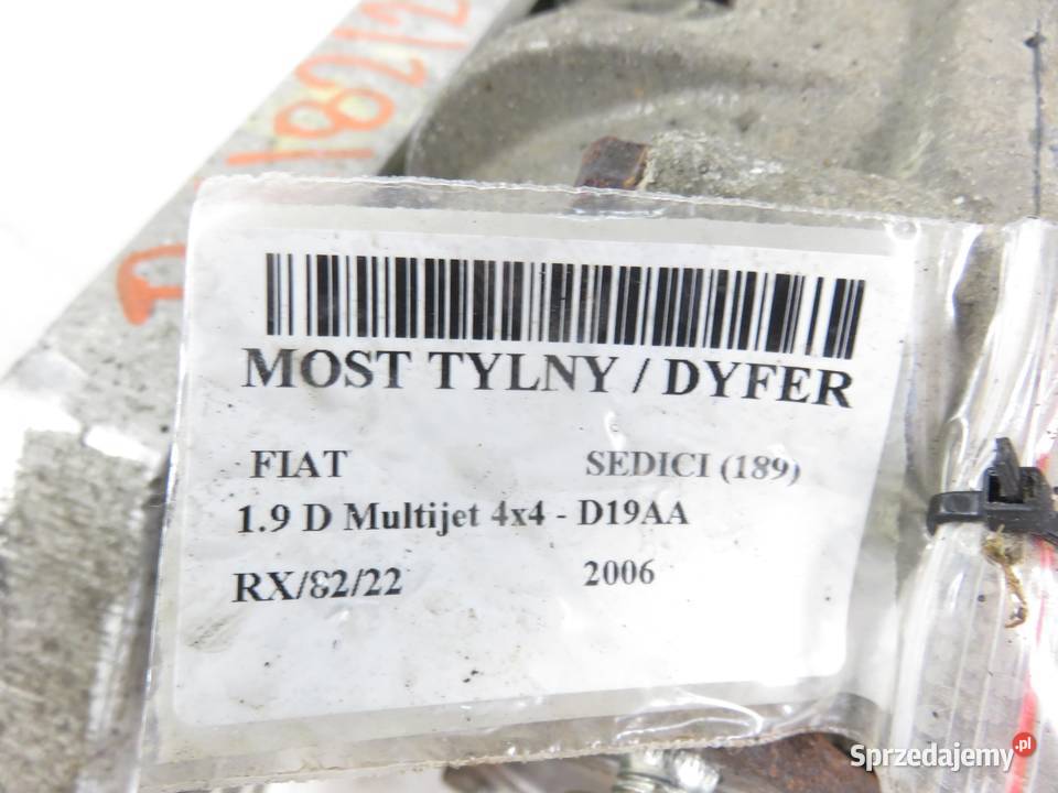 DYFER FIAT SEDICI 19 D D19AA osobowe sprzedam