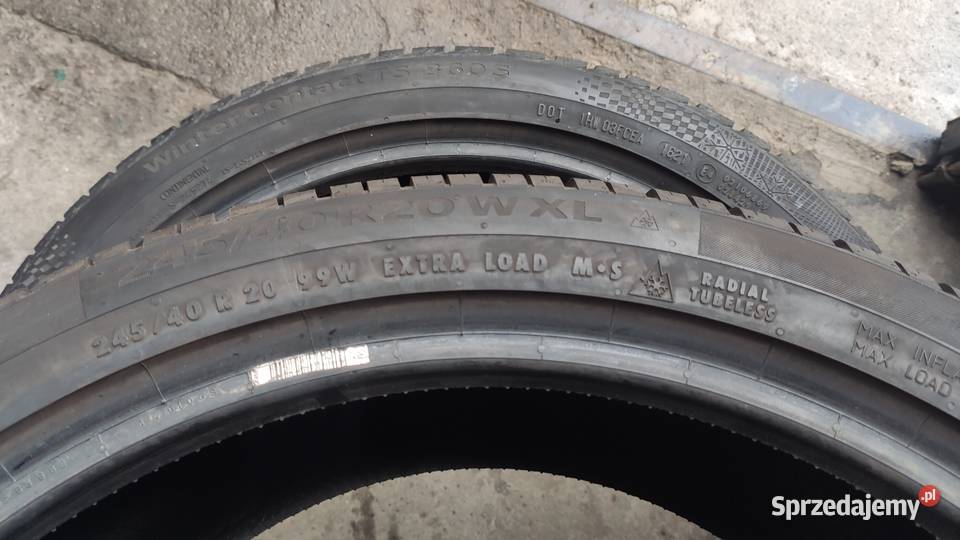 4 opony zimowe 2454020 Continentak z 2021r nowe Ozorków