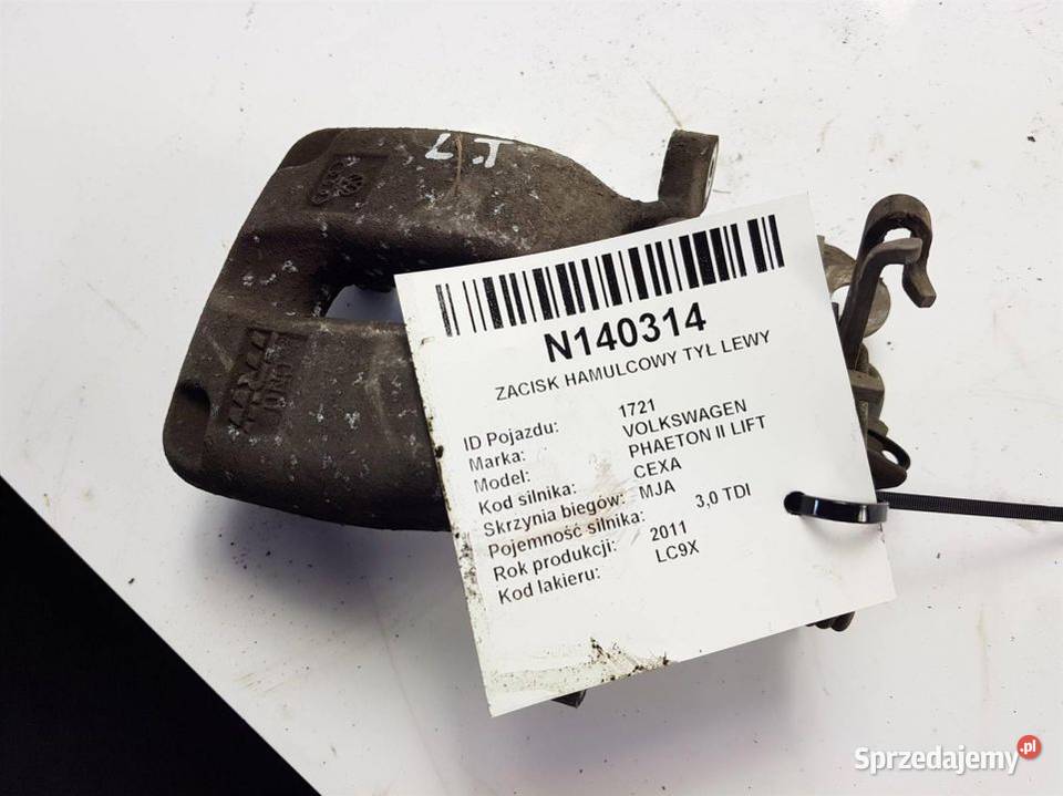 ZACISK HAMULCOWY TYŁ LEWY PHAETON II LIFT Motoryzacja Lipno