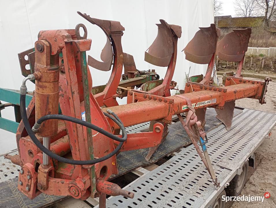 Pług kverneland obrotowy 3 4 skibowy nieuszkodzony Rusinów