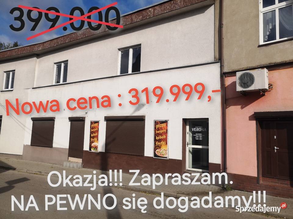 Dwa lokale i piętro do zagospodarowania Ryczywół wielkopolskie