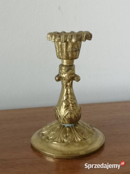 Metalowy świecznik vintage Toruń