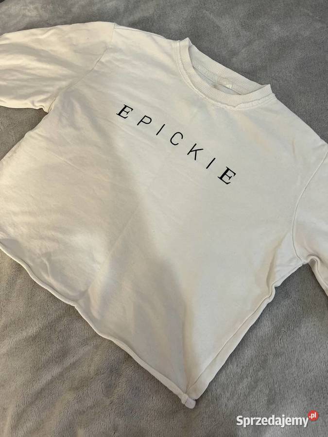 Sweter bluza bez kaptura biała epickie NOWA podkarpackie Jasło