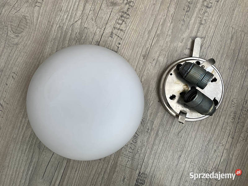 Lampa plafon grzybek okrągły satynowy 245 PRL