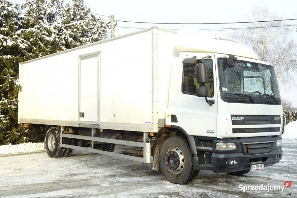 DAF CF 65300 Euro 5 kontener 21 pal winda klapa blokada mostu mazowieckie