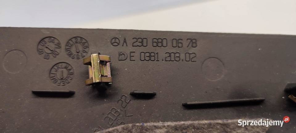 MERCEDES SL R230 OSŁONA ZAŚLEPKA DESKI PRAWA dolnośląskie