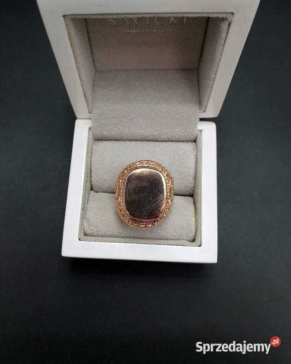OKAZAŁY ZŁOTY SYGNET Sygnety Kołobrzeg