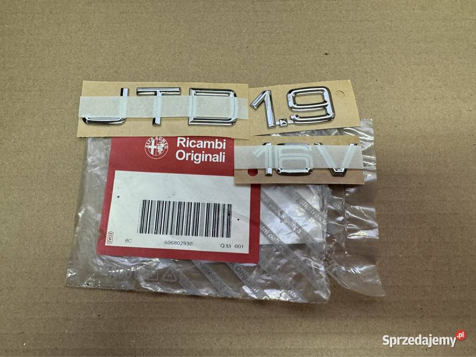 Napis Logo emblemat Alfa Romeo 156 19 JTD 16V osobowe Międzychód
