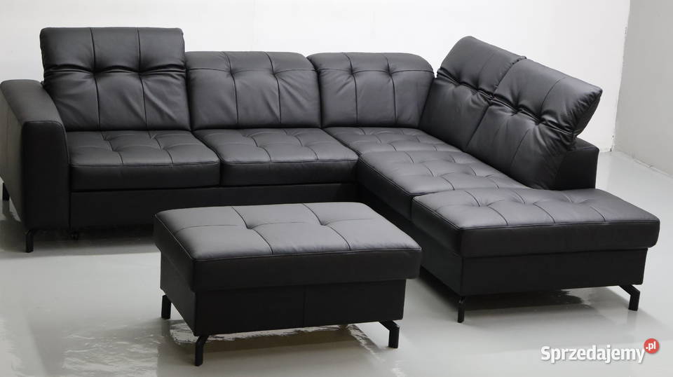 TAL SKÓRA NATURALNA NAROŻNIK funkcja spania PUFA Poznań sprzedam