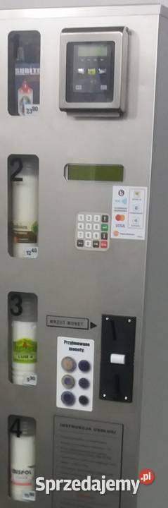 Zniczomat TM4 do wkładów do zniczy z płatnością Alwernia sprzedam