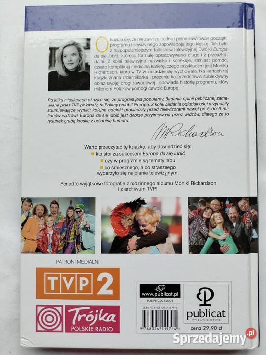 Moja Europa da się lubić Monika Richardson Rok wydania 2008 pomorskie Gdynia