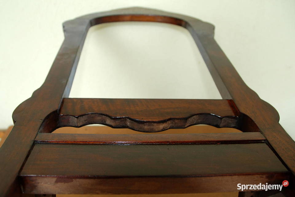 Zabytkowe Krzesło eklektyczne secesja plecionka Warszawa